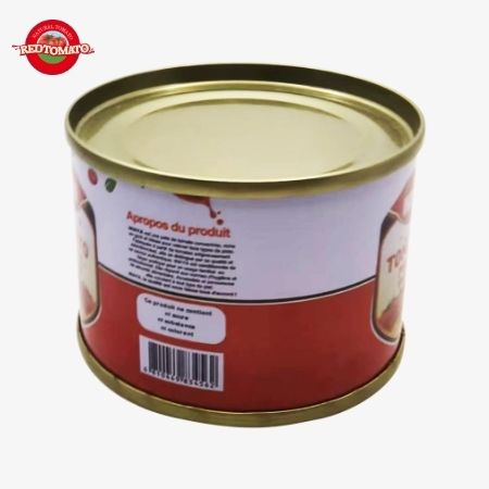 INAYA 70g Pasta di pomodoro in scatola Capo duro aperto Brix28-30% Fornire marchio e design dell'imballaggio
