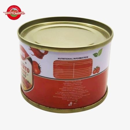 INAYA 70g Pasta di pomodoro in scatola Capo duro aperto Brix28-30% Fornire marchio e design dell'imballaggio