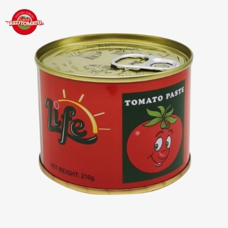 LIFE 70g pasta di pomodori in scatola con Brix 28-30% fornire il marchio e la progettazione del packaging