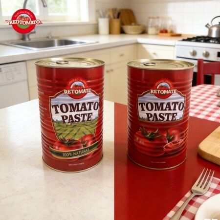 Pasta di pomodoro RETOMATE di alta qualità con confezione sfusa da 4500 g 28-30 Brix Tipo di confezionamento