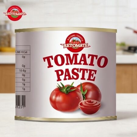 210g Concentrato di Pomodoro in Lattina - Conforme agli Standard di Produzione Globali ISO HACCP BRC FDA