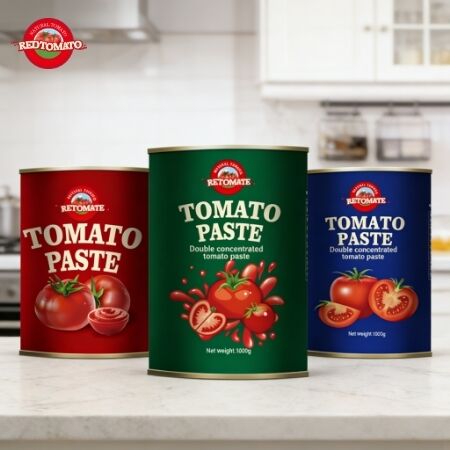 Pasta di pomodori in scatola di alta qualità da 1000 g con concentrazione tripla e certificazione ISO, HACCP, BRC, FDA