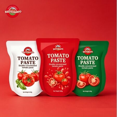 Concentrato di Pomodoro Stand Up Bustina da 340g a Tripla Concentrazione e Standard ISO HACCP BRC