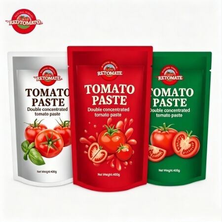 400g di pasta di pomodori in sacchetto comodo e 30%-100% puro per cucina versatile