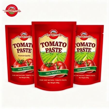 400g di pasta di pomodori in sacchetto con purezza dal 30% al 100% per una cottura conveniente