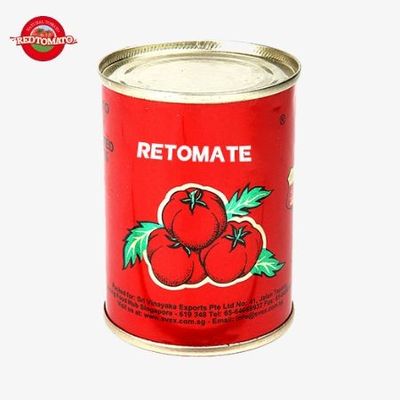 Pasta di pomodoro doppio concentrato in scatola 425 g tappo duro aperto per scatola