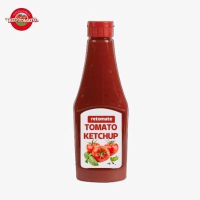 Red Bottle Ketchup 600g Pure Natural Flavour per Burger e Sandwich Condimento