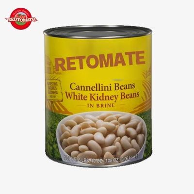 Iso Bianco Fagioli in scatola, 3000 g deliziosi Fagioli in salamoia
