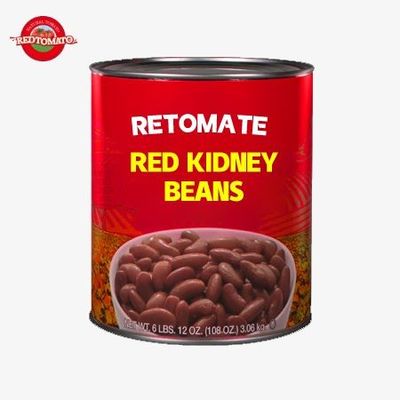 Fagioli in scatola con reni rossi 3 kg conservati in salamoia Certificato ISO