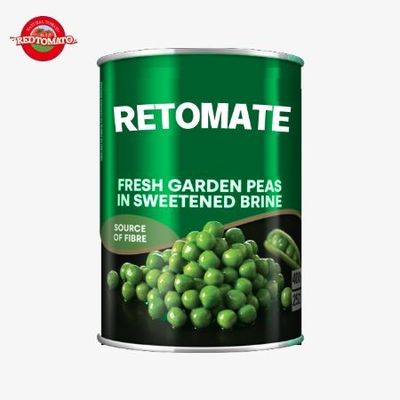 3 kg di piselli verdi in scatola in salamoia Certificato ISO con un gusto delizioso