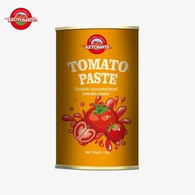 QS La nostra nuova pasta di pomodori in scatola da 140 g con un coperchio facile da aprire