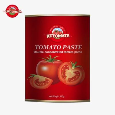 Conforme agli standard ISO HACCP e BRC e agli standard di produzione FDA 198g di pasta di pomodoro in scatola
