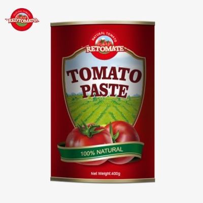 400 g di pasta di pomodoro in scatola Standard internazionali inclusi quelli di ISO HACCP BRC e FDA