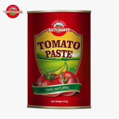 La pasta di pomodori in scatola da 425 grammi è conforme agli standard globali stabiliti dalle normative ISO HACCP BRC e FDA