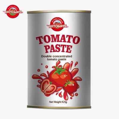La pasta di pomodori in scatola da 425 grammi è conforme agli standard globali stabiliti dalle normative ISO HACCP BRC e FDA.