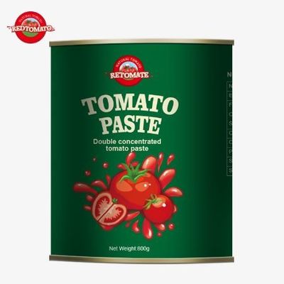 800g di pasta di pomodoro in scatola aderisce rigorosamente a una vasta gamma di standard internazionali di qualità e sicurezza