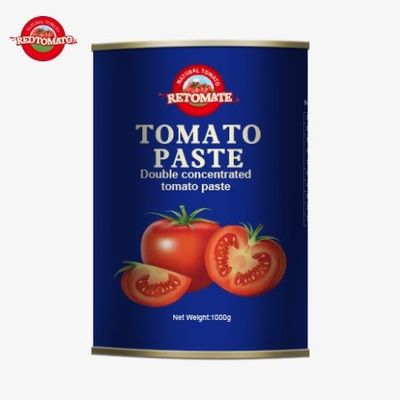 Produttore di pasta di pomodori in scatola di alta qualità 1000g OEM Pasta di pomodori in scatola
