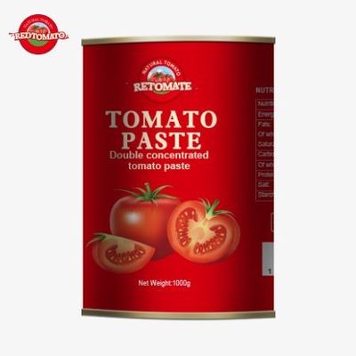 Fabbricante 1000g Lattine di latta vuote per pasta di pomodoro Pasta di pomodoro in scatola