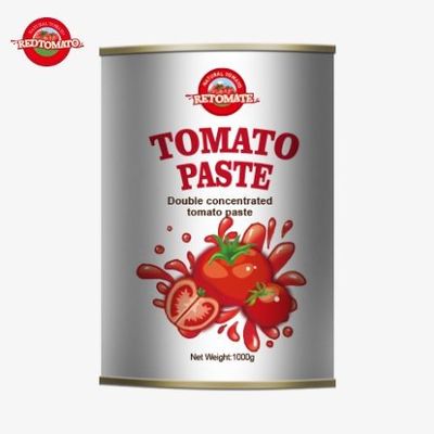 Produttore specializzato in scatole di latta da 1000 g per l'imballaggio di pasta di pomodoro