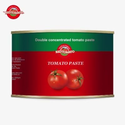 La fabbrica di pomodori Pasta di pomodori in scatola 2200g Scatole di freschezza e qualità superiore