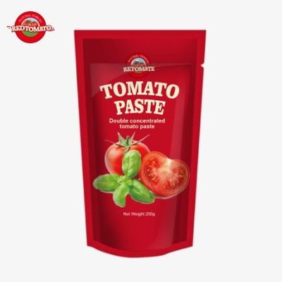 Certificazione FDA per 200 g di doppia pasta di pomodoro concentrata in bustina