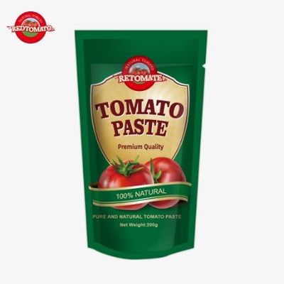 200 g di doppia pasta di pomodoro concentrata in sacchetto con certificazione FDA