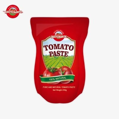 Questa offerta contiene 250 g di pasta di pomodori dolci e pungenti con purezza che va dal 30% al 100%