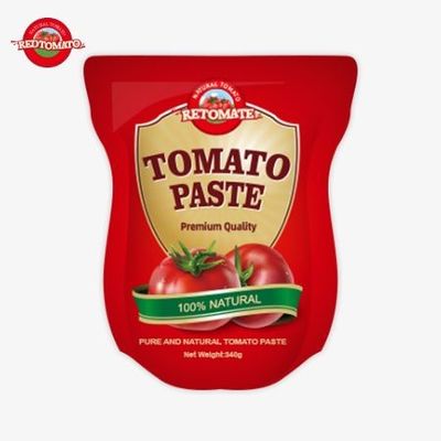 Il sacchetto da 340 g di pasta di pomodori rossi offre sia comodità