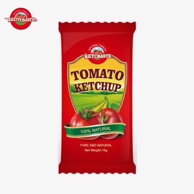 10 grammi un sacchetto di ketchup di pomodoro gusto dolce e ricco, gusto puro naturale prezzo di fabbrica