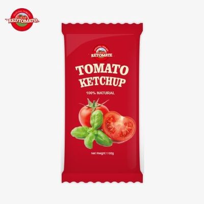 10 grammi di ketchup di pomodoro fornisce un sapore dolce e ricco con ingredienti naturali disponibili a prezzo di fabbrica