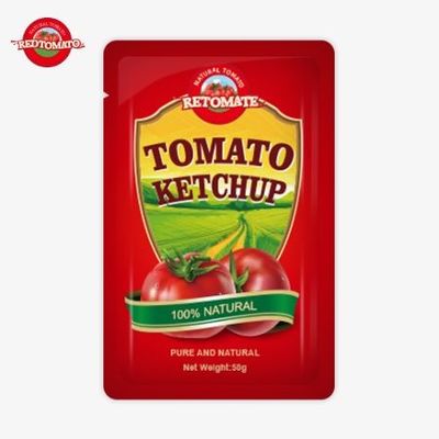 Fabbrica Custom 50g S Sachet Ketchup Per Fornire ISO HACCP FDA Certificazione più venduto mondo