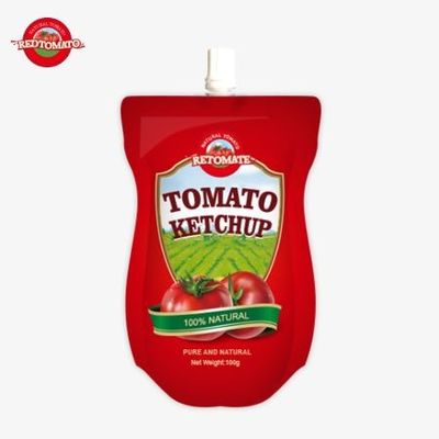 Cina OEM Prezzo di fabbrica 100g Sacchetto Acido e Dolce Borsa di Ketchup Condimento naturale