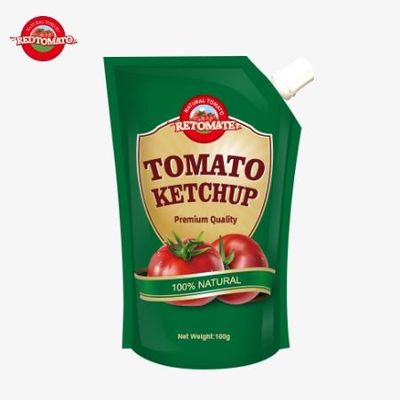 OEM 100g Natural Sachet Ketchup HACCP FDA Standard Cina Prezzo di fabbrica