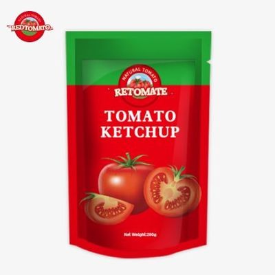 Produciamo sacchetti di 200 grammi di ketchup che soddisfano gli standard internazionali e sono disponibili a prezzi di fabbrica