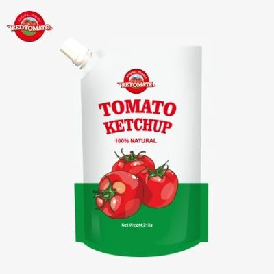 OEM Fabbrica Produzione Di 210g Sacchetti Di Ketchup Con Pure Sapore Naturale