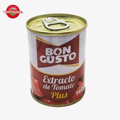 Pasta di pomodoro in scatola BONCUSTO Brand 140g Brix 22-24% Fornire Brand e Design del packaging