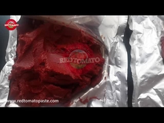 Campione di pasta di pomodoro a tamburo