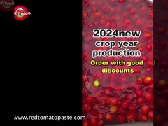 Campione di pasta di pomodoro a tamburo